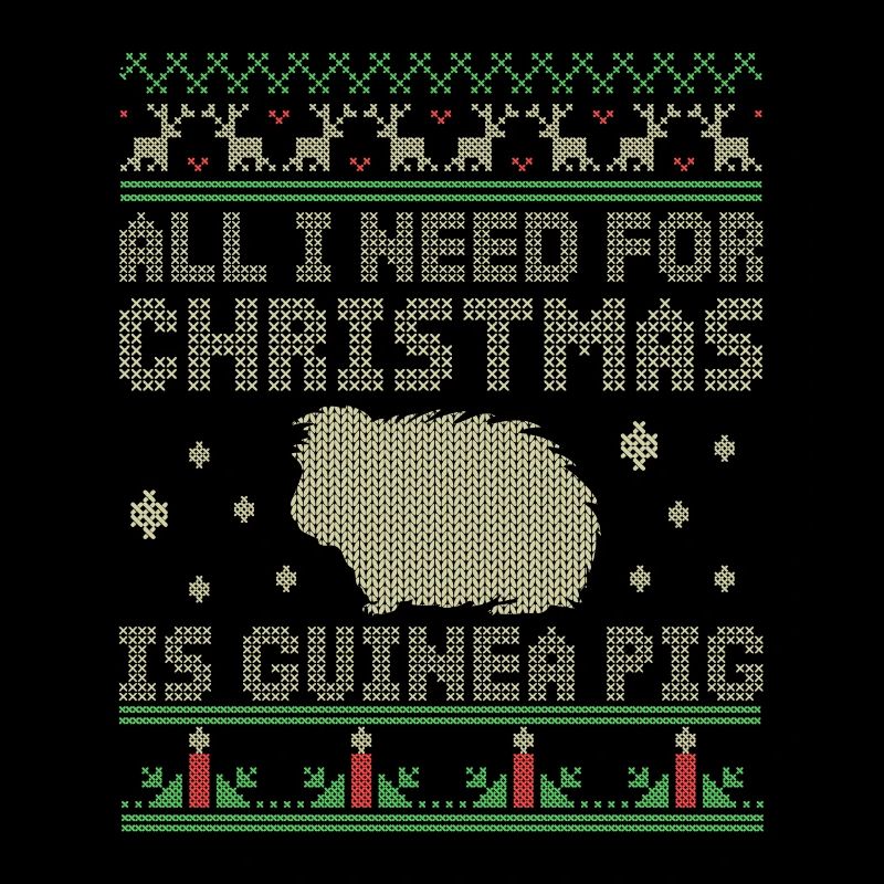 Cadeau motif noel cochon d'Inde
