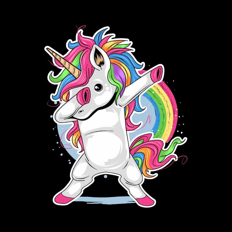 Einhorn Comic Dapping