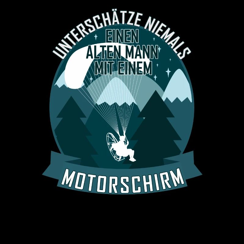 Never underestimate an old man paramotor