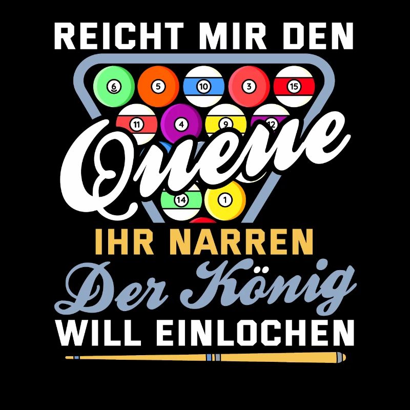 Lustig Spruch Billard Queue Billardkugel Geschenk