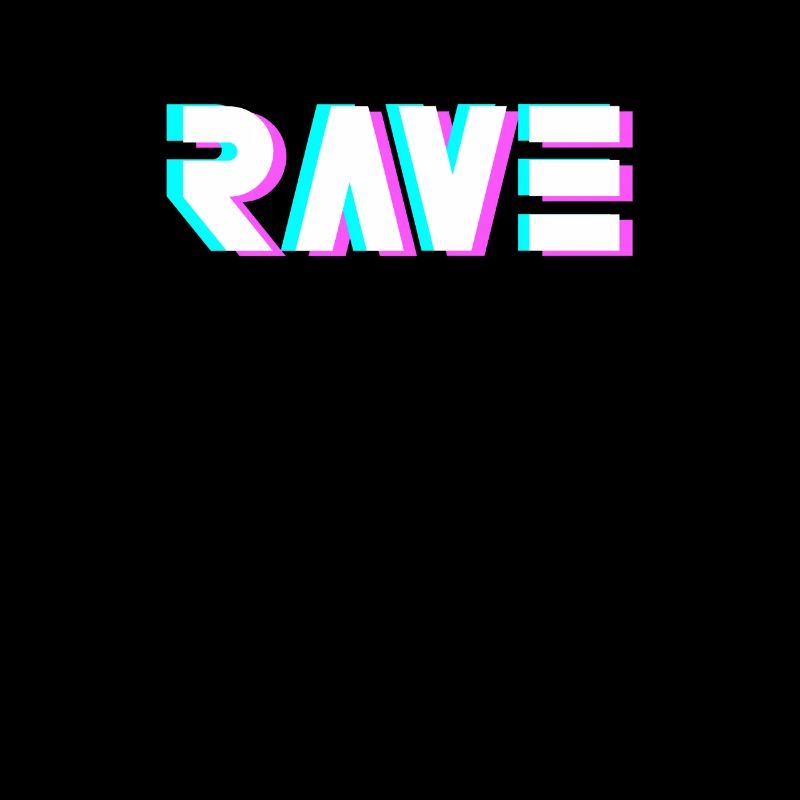 Techno Rave Raver gift idea