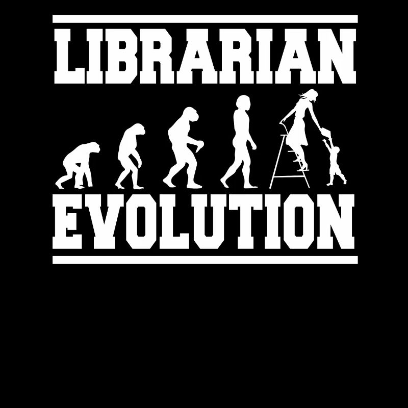 LIBRARIAN EVOLUTION shirt
