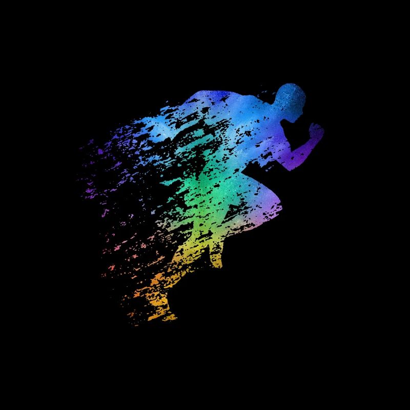 Leichtathlet Sprinter Sprinten