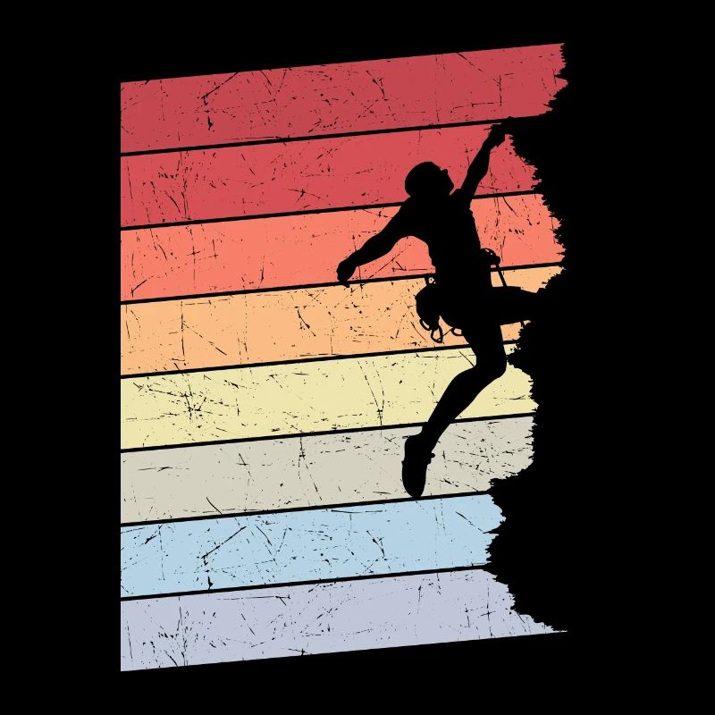 Klettern Vintage Kletterer