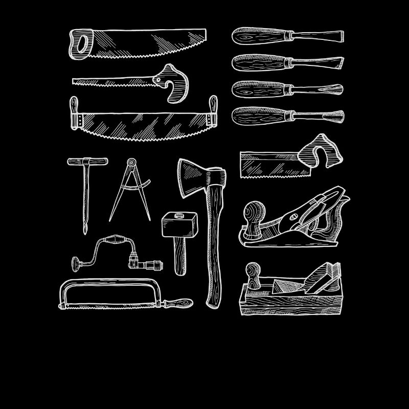 Outils de charpentier