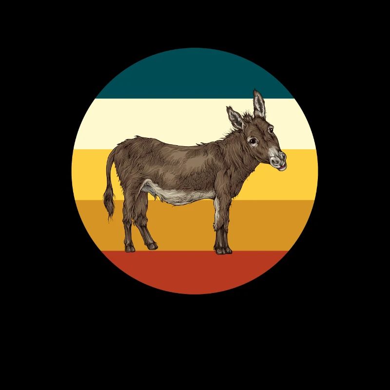 Âne rétro