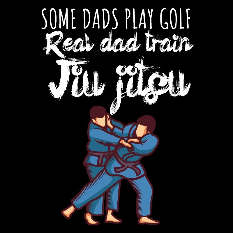 Some dads play golf Real dad train jiujitsu