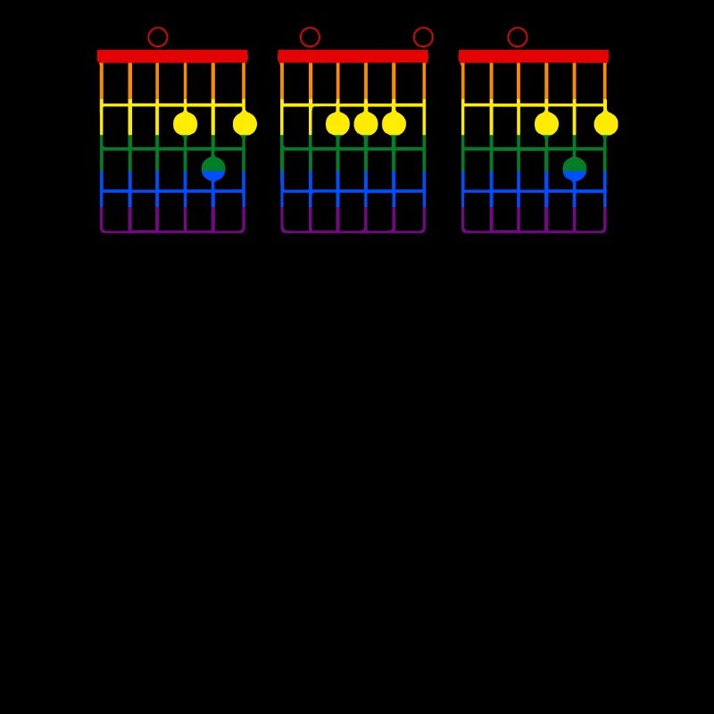 Gitarrenakkord Dad Lgbt