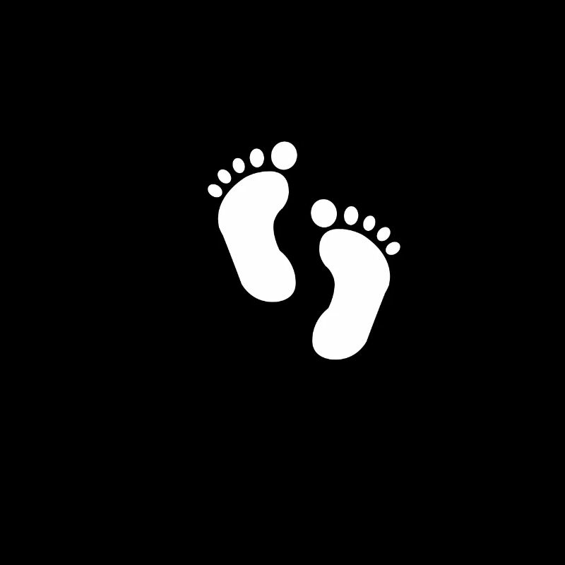 Concevez les pieds de bébé pieds enceintes vous-même