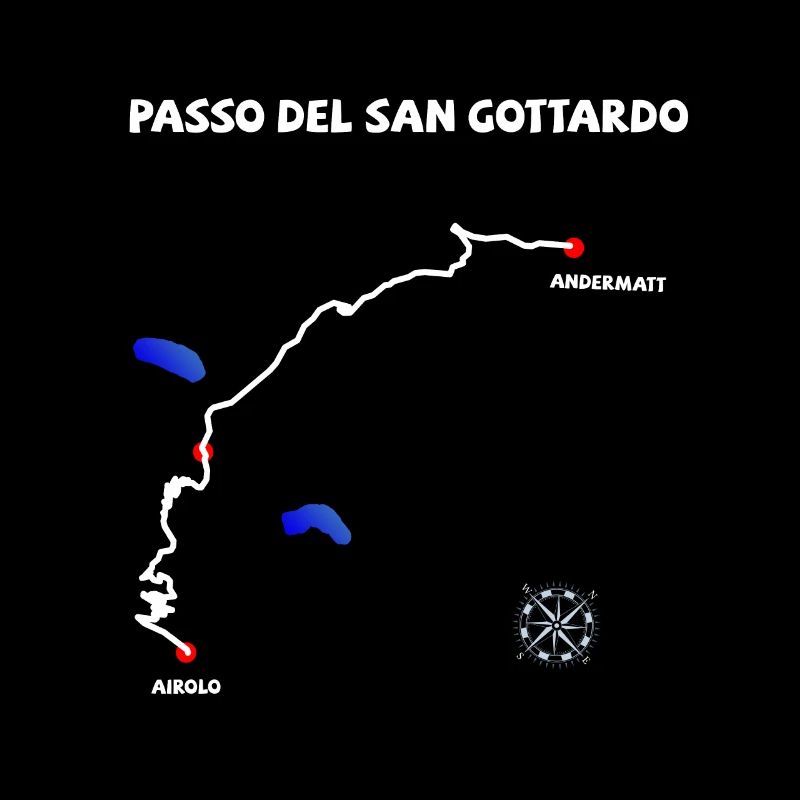 Gotthard Pass Passo del San Gottardo Serpentine