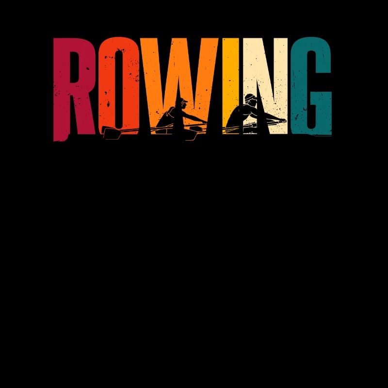 Rowing t-shirt gift rowers canoe