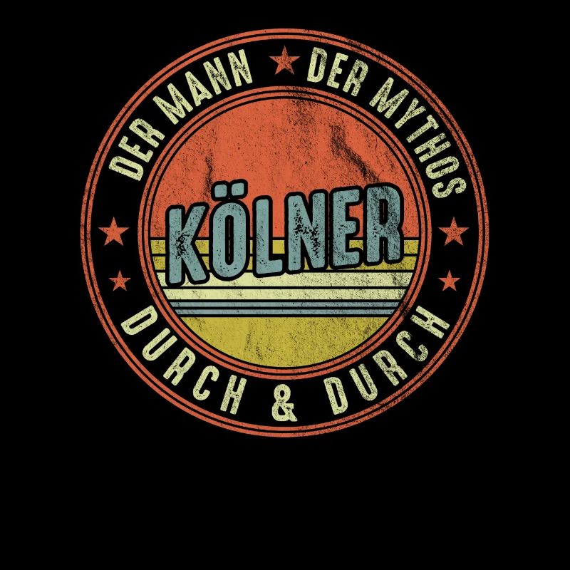 Kölner Mann Mythos Retro Geschenk