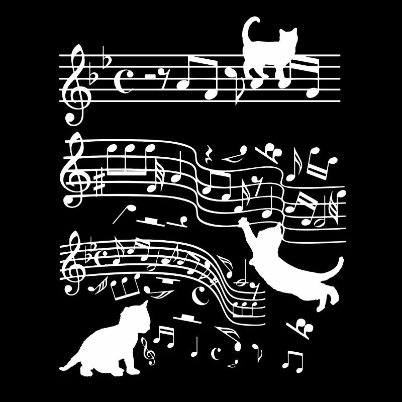 Cats Musician Funny Clef Gift