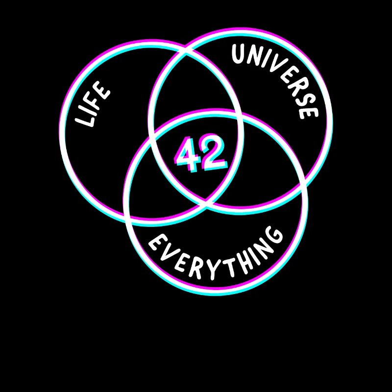 42 réponses Question Life Universe Everything Nerd