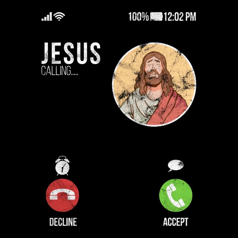 Jesus Is Calling - Jesus Ruft An Lustiges Geschenk