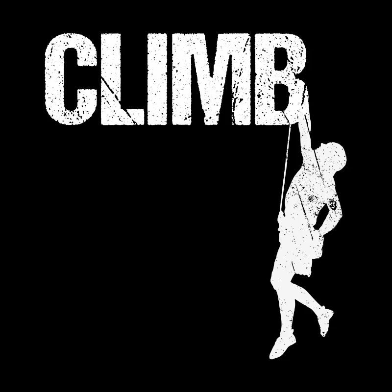 Climb Klettern Climber Abseilen Bergsteigen Design