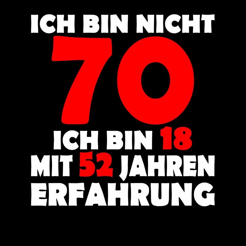 Ich bin nicht 70 Jahre 70 Geburtstag Geschenk