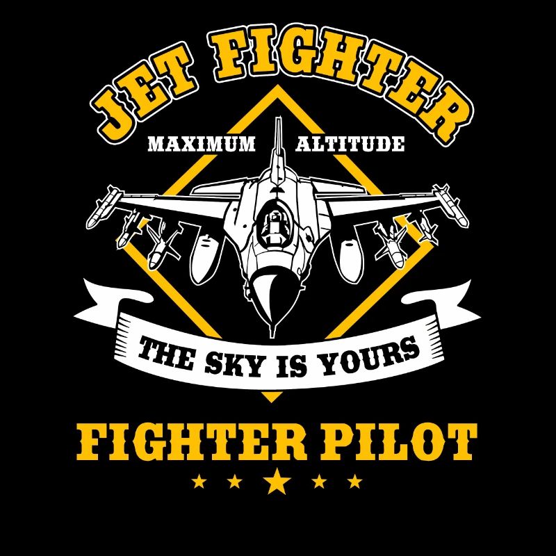 Fighter pilot jet fighter