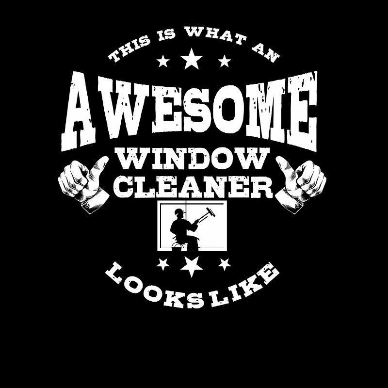 Genialer Fensterputzer