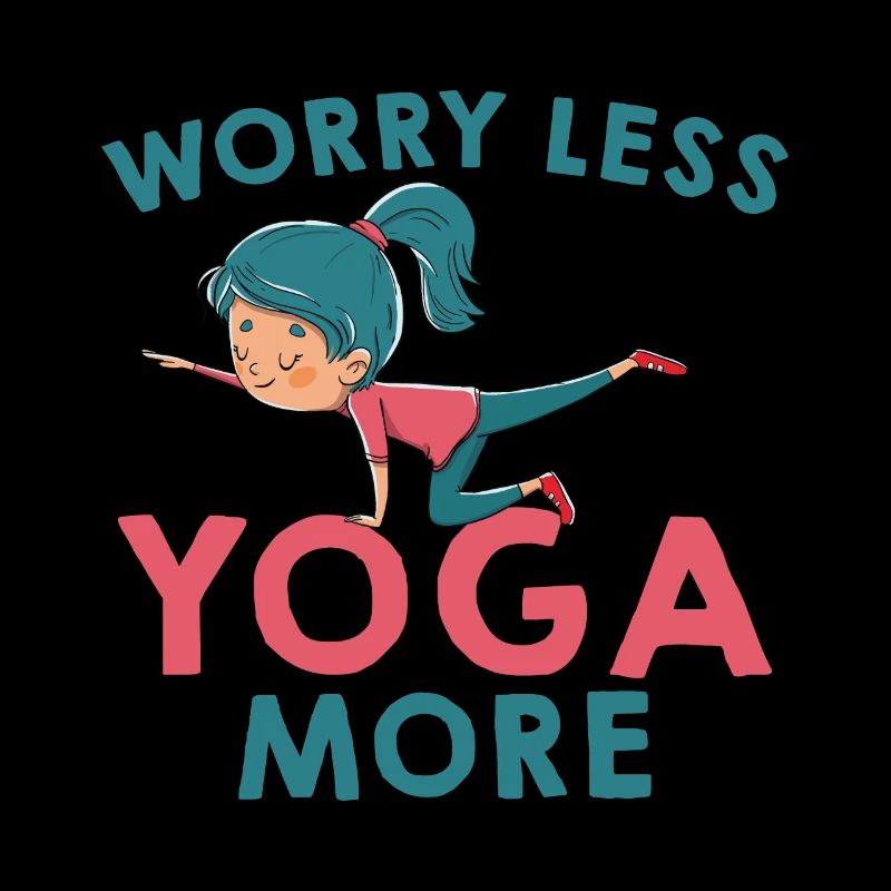 Yoga befreit Sorgen Spruch