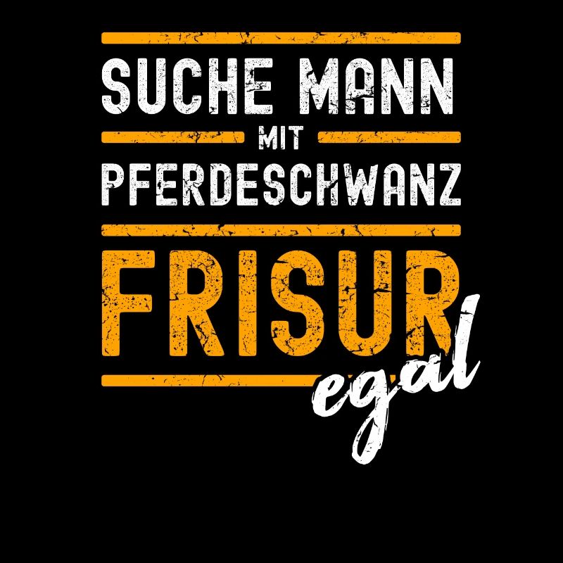 Mann mit Pferdeschwanz