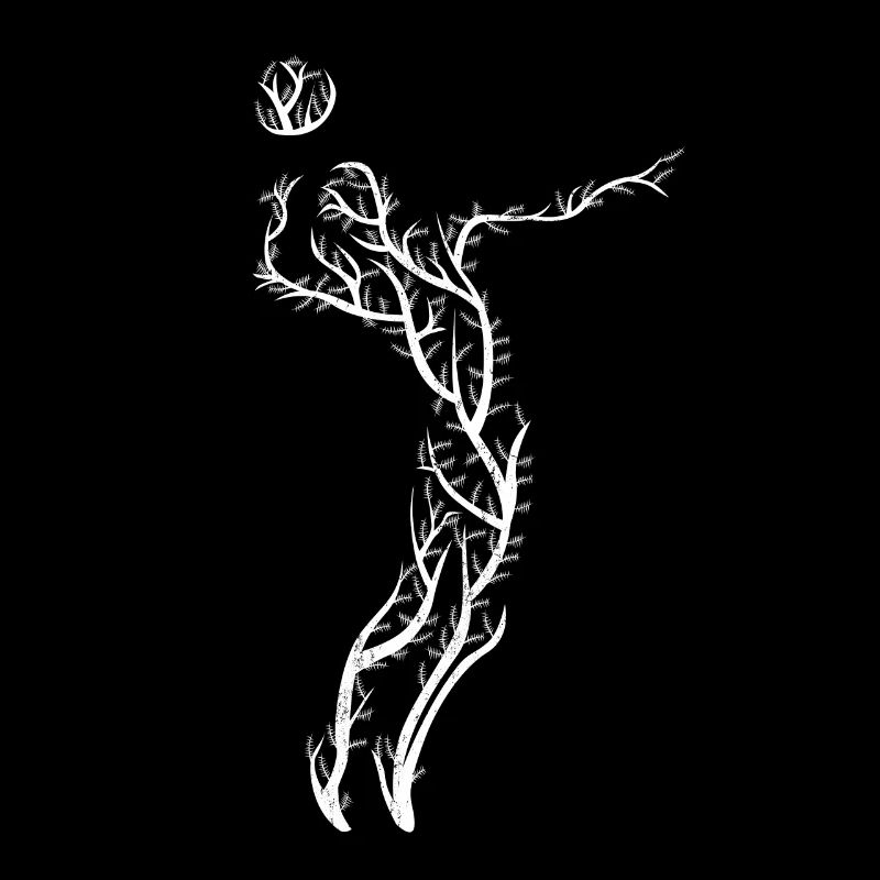 Tree Volleyball Player