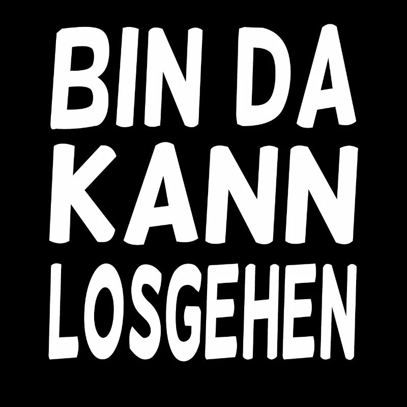 Bin da kann losgehen Büro Party