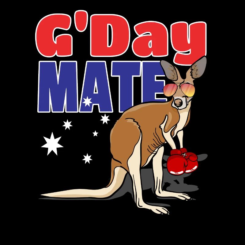 G'Day Mate Känguru Australien Begrüßung Geschenk