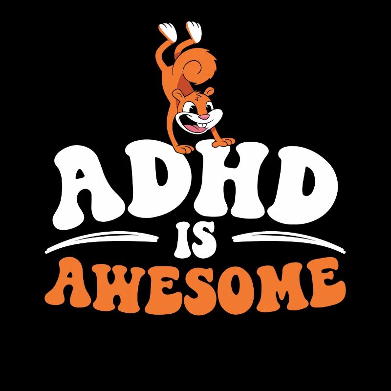ADHD Eichhörnchen Umarmung Neurodiversity