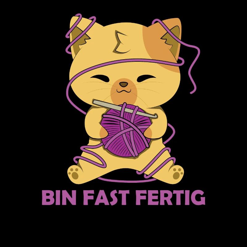 Stricken bin fast fertig