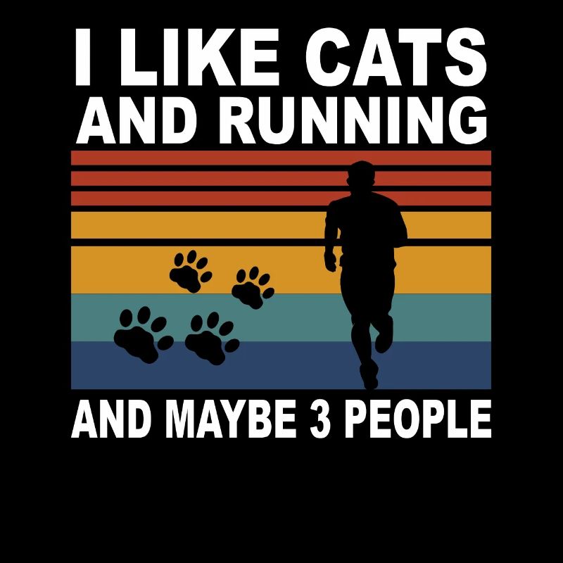 Coureurs course jogging chat jogging chats cadeau