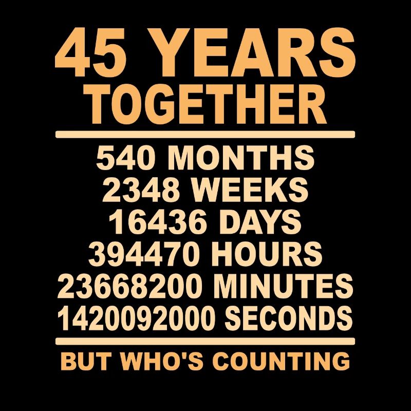 Brass Wedding 45 Years Married Gift