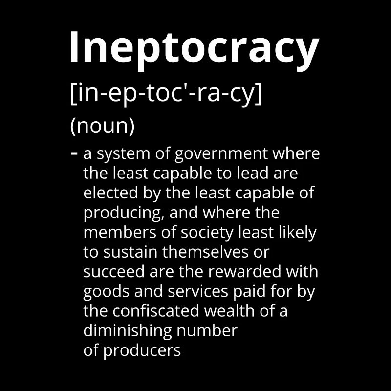 Ineptocracy Definition Description