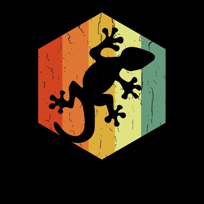 Distressed Gecko Tropski Guster Hexagon