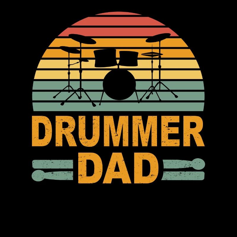 Drummer Gift Drums Dad Drummer Dad