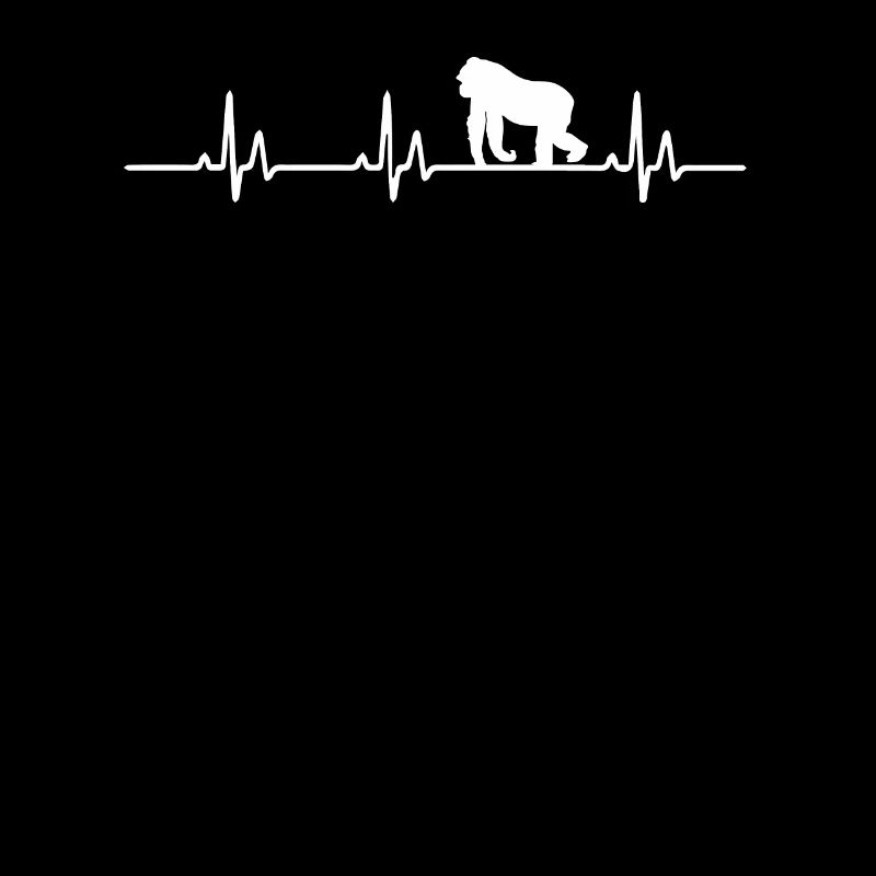 Silhouette de gorille