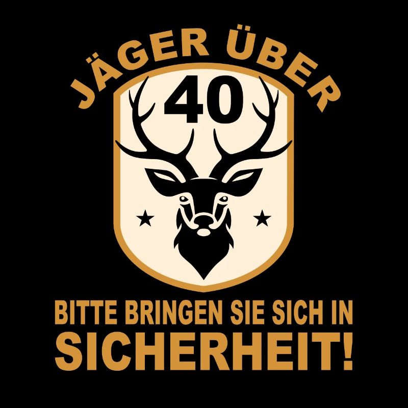 Jagen Jäger Geschenk Meisterjäger 40 Geburtstag