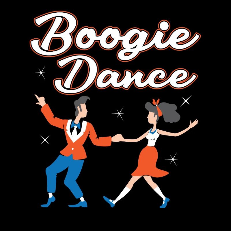 Boogie Woogie Dancer Dancing Decoupe Vintage