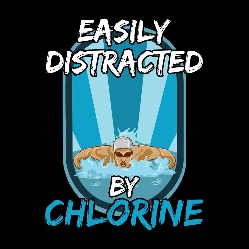 Compétitions natation design pour un nageur