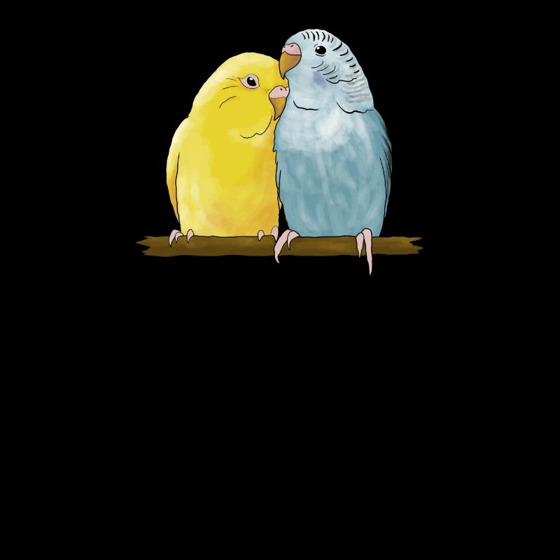 Budgerigar I Parakeet Bird Budgie Motif for