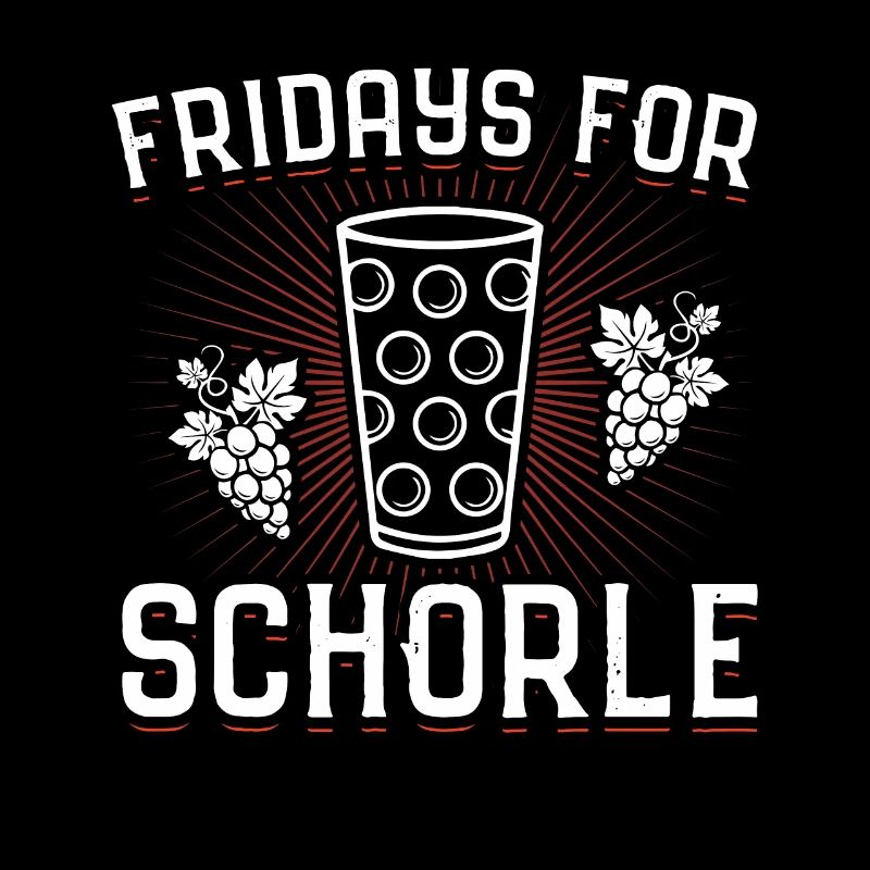 Vendredi pour Schorle Weinschorle Wein Pfälzer