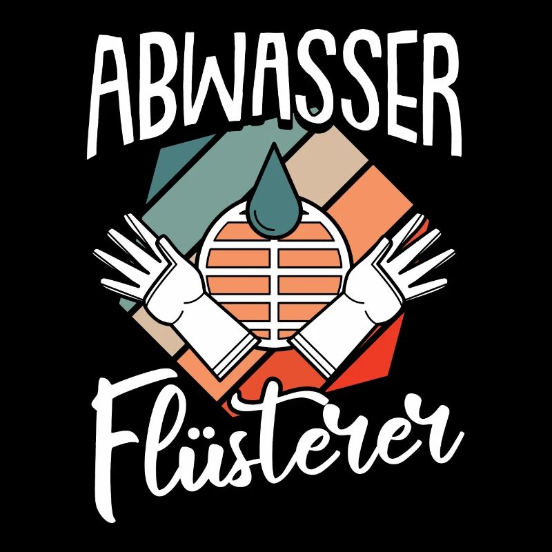 Retro Abwasser Flüsterer Abwassertechniker