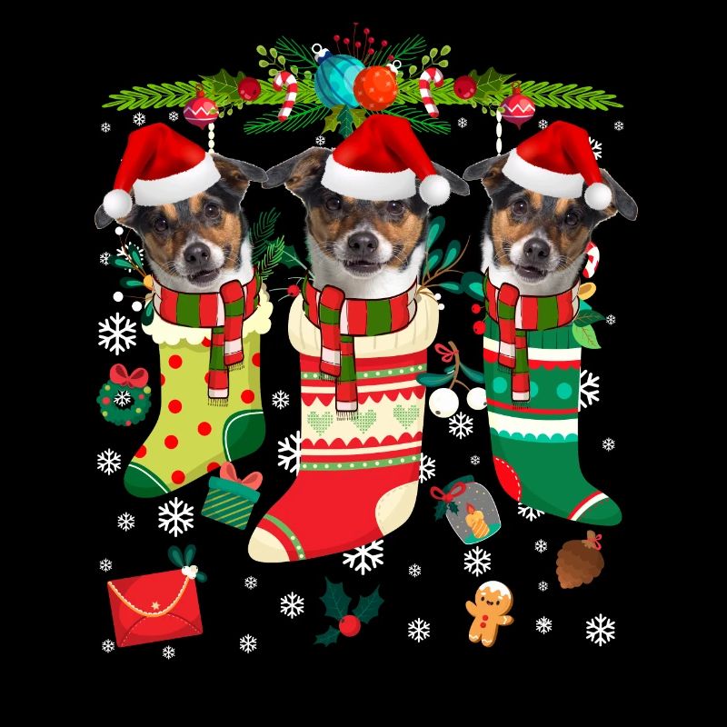 Pull de Noël moche Jack Russell Terrier Chien