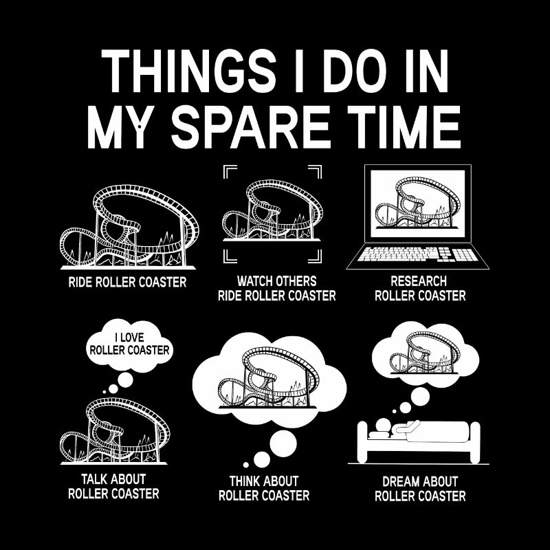 Achterbahn Freizeitpark Rollercoaster Fahrgeschäft