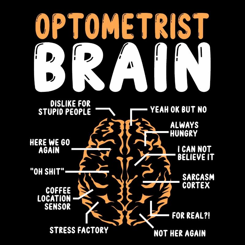 Optometrist Brain Optician Eyeglass Opthalmology