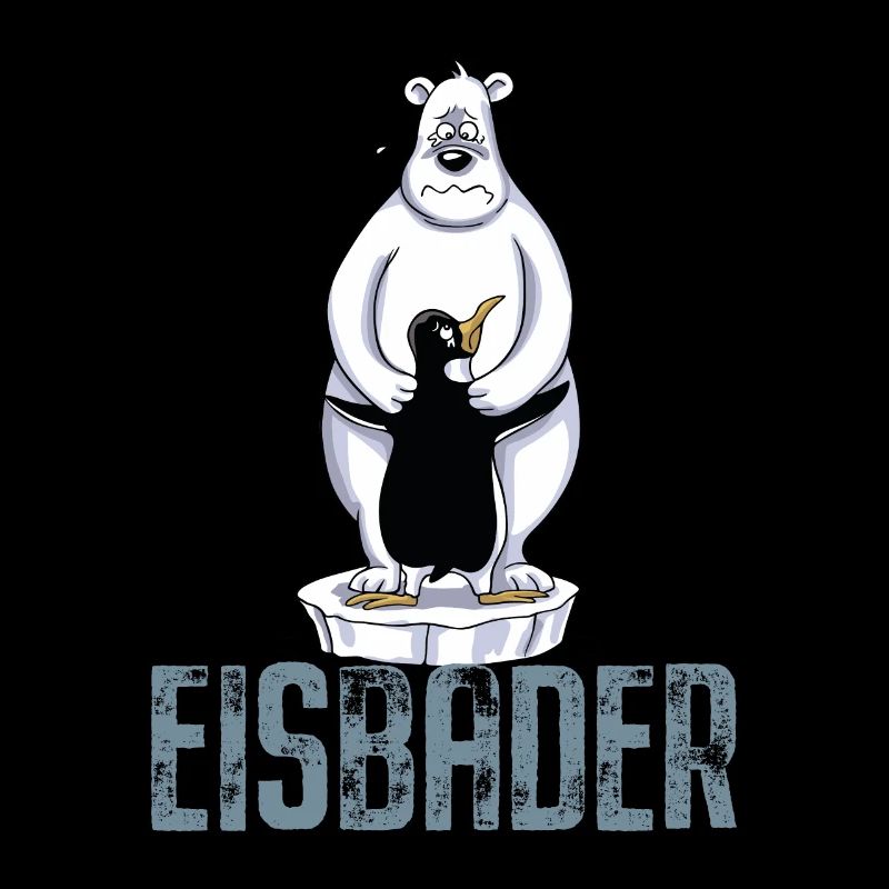 Eisbader Eisbär Pinguin Eisbaden Sauna Spa Eis