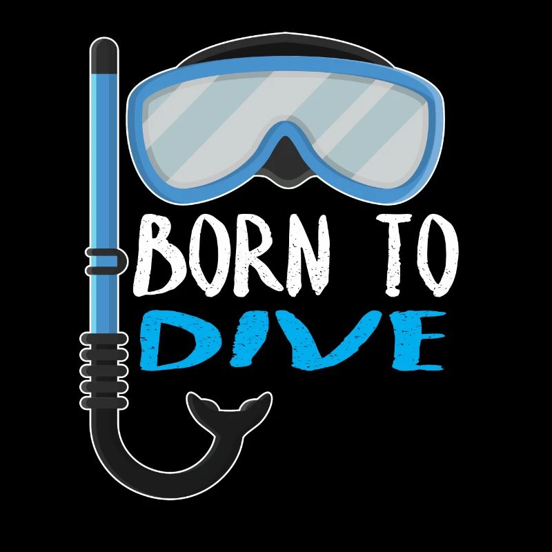 Born To Dive Scuba Diving Diver
