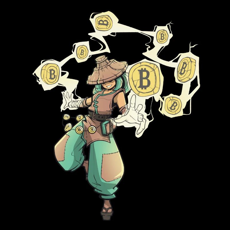 Bitcoin Magier Zauberer Klasse RPG Rollenspiel