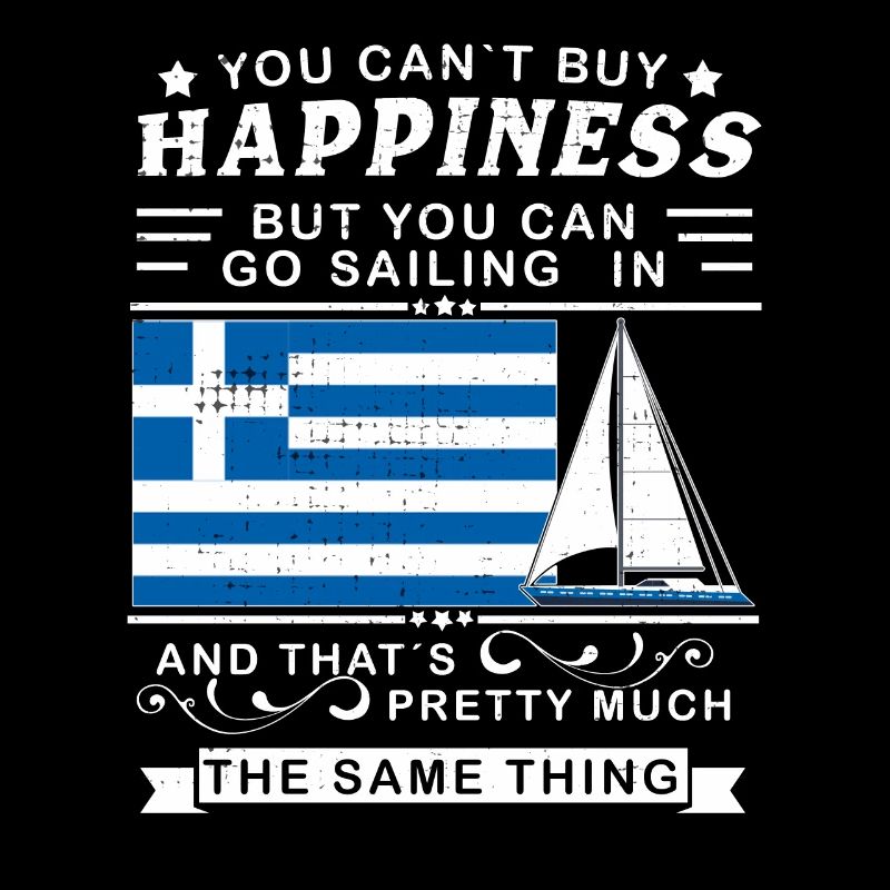 Sailing in Greece Flag Sailor Gift Idea