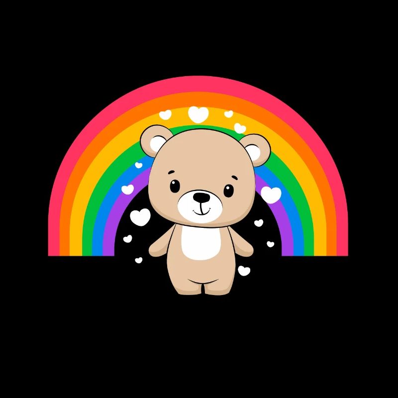 Regenbogen Bär Liebe Schwul Lesbe LGBTQ
